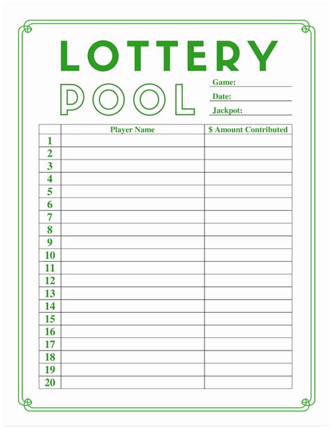lottery pool spreadsheet|lottery tracking spreadsheet.